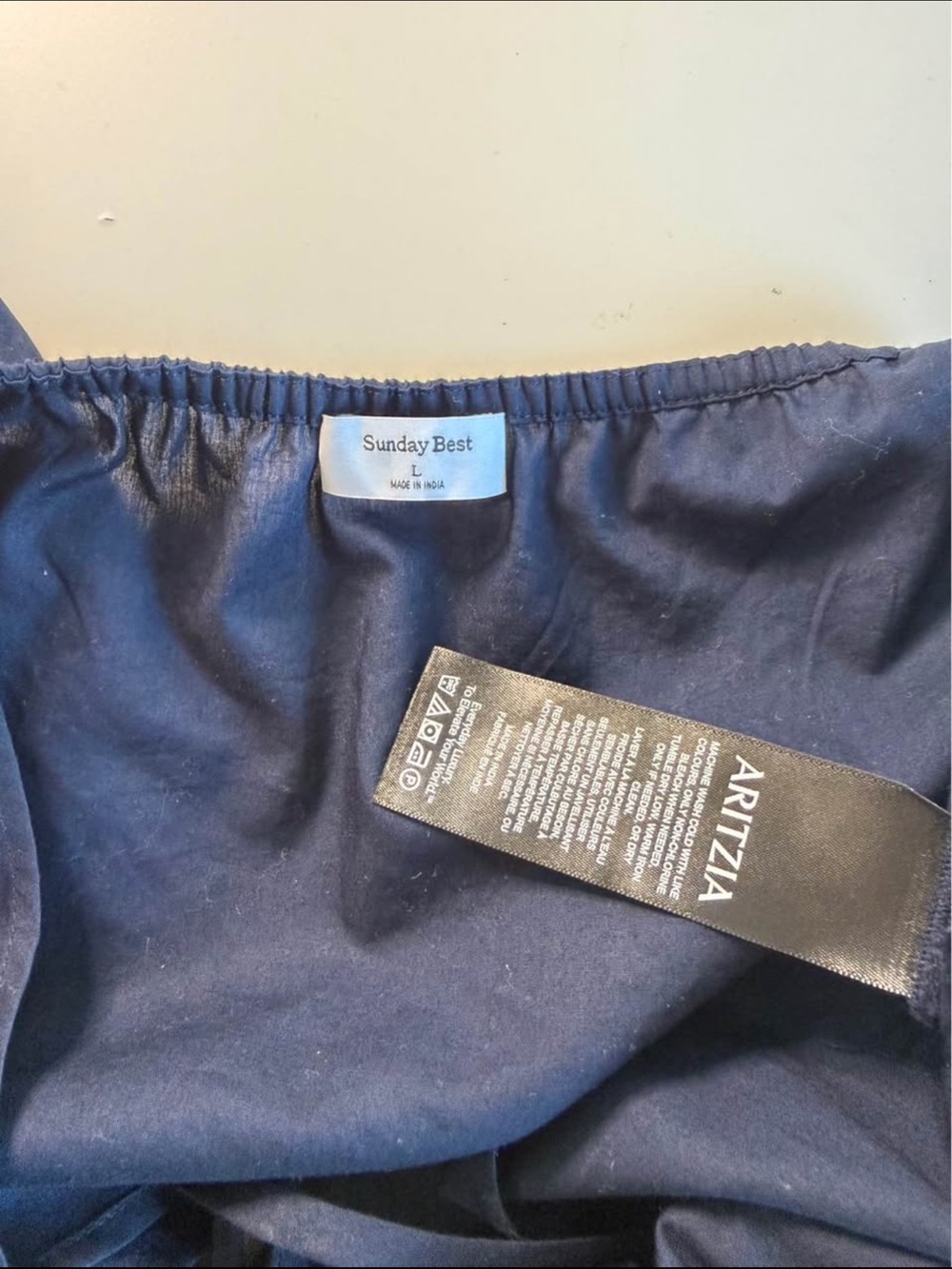 Aritzia Cotton poplin halter top / BNWT - Picture 6 of 6